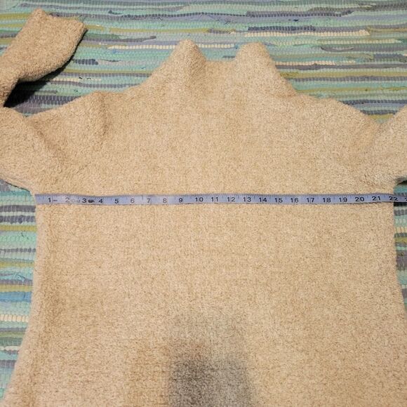 Natural Reflections Ladies Pullover Sherpa 1/2 Zip Sweater sz Small - Picture 11 of 12